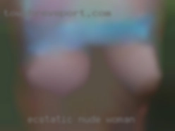 ecstatic nude woman